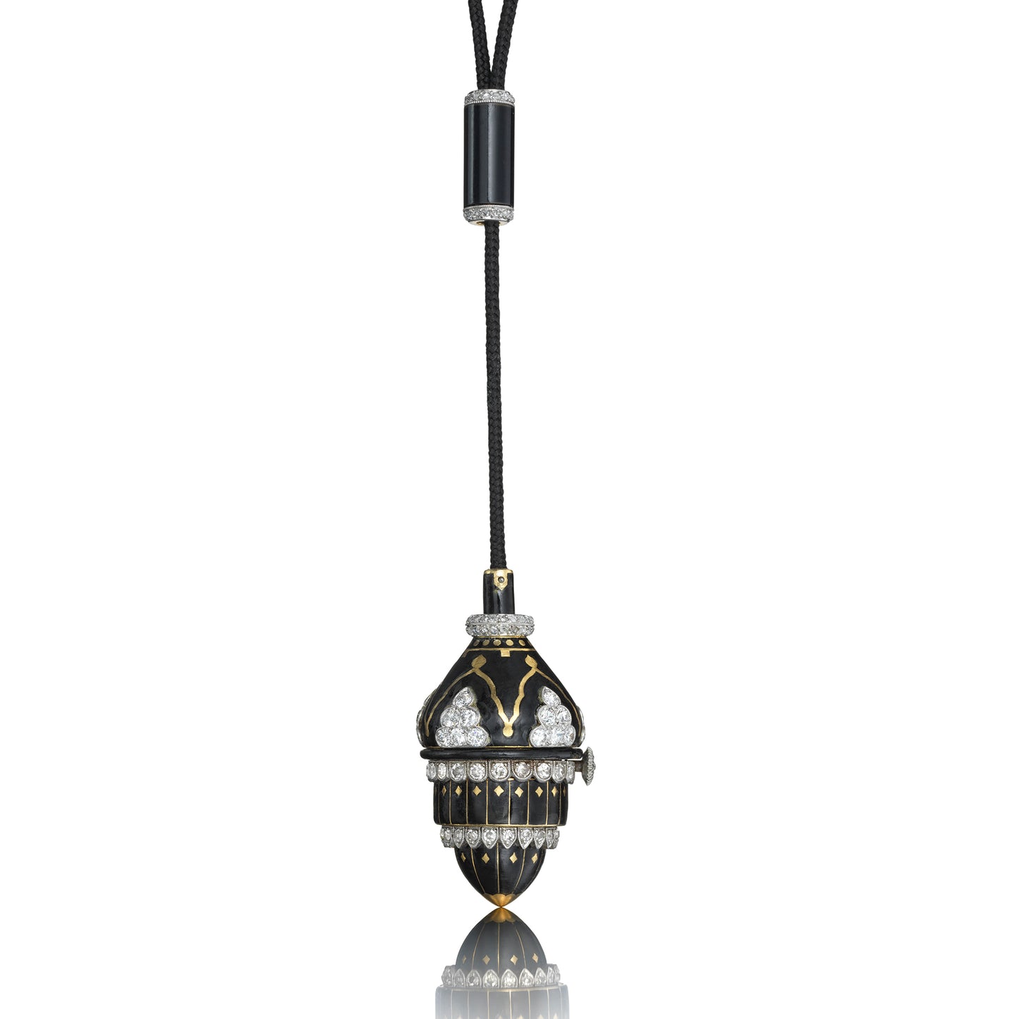 Art Deco Acorn Pendant Watch by Cartier, Paris, circa 1925