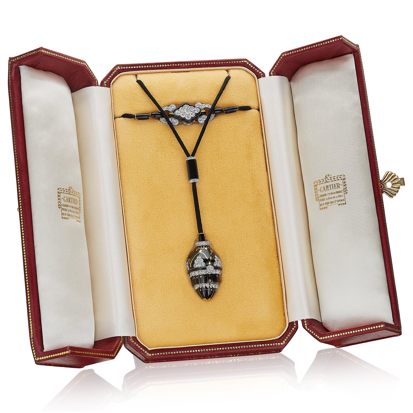 Art Deco Acorn Pendant Watch by Cartier, Paris, circa 1925
