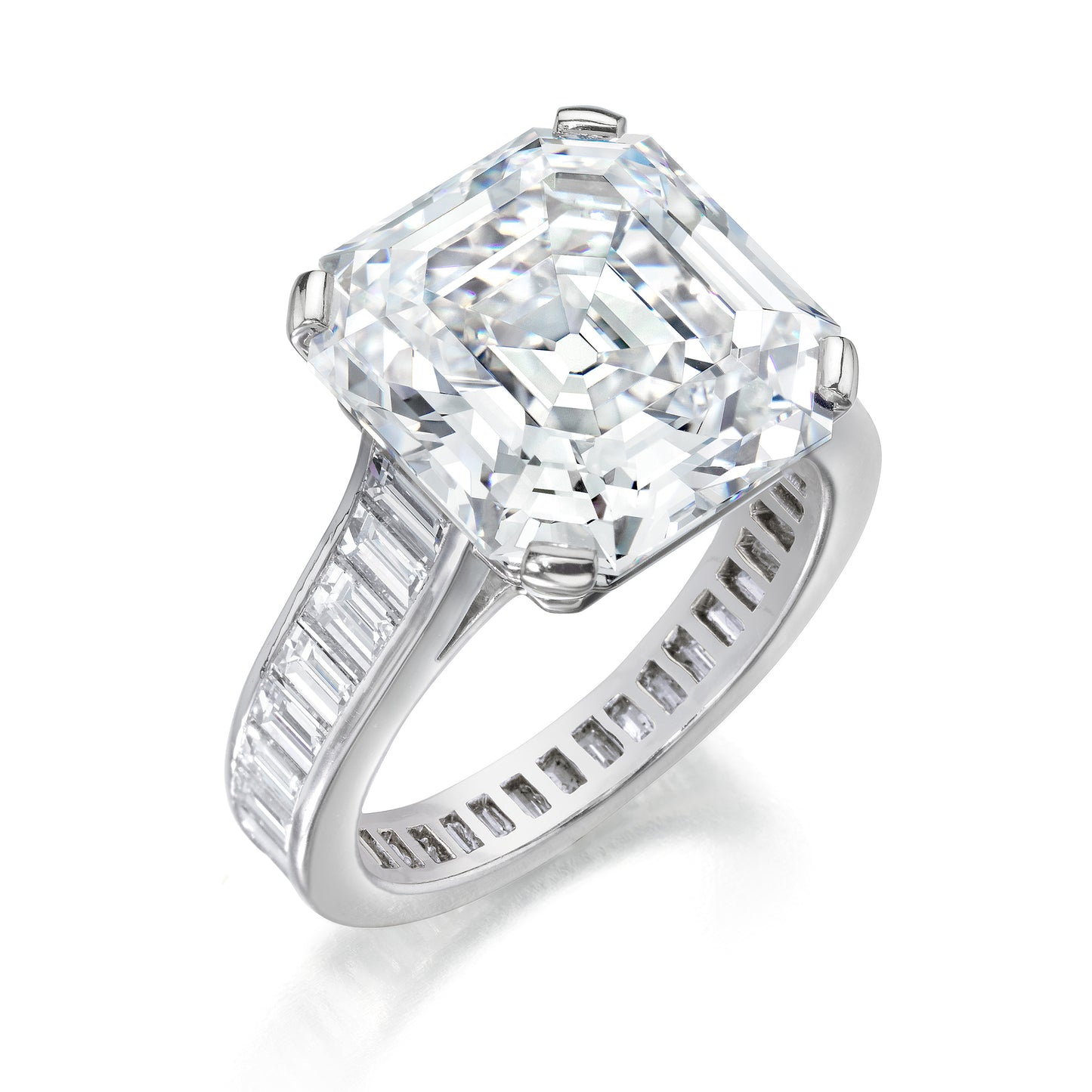 Platinum and Diamond Ring by Cartier, Paris
