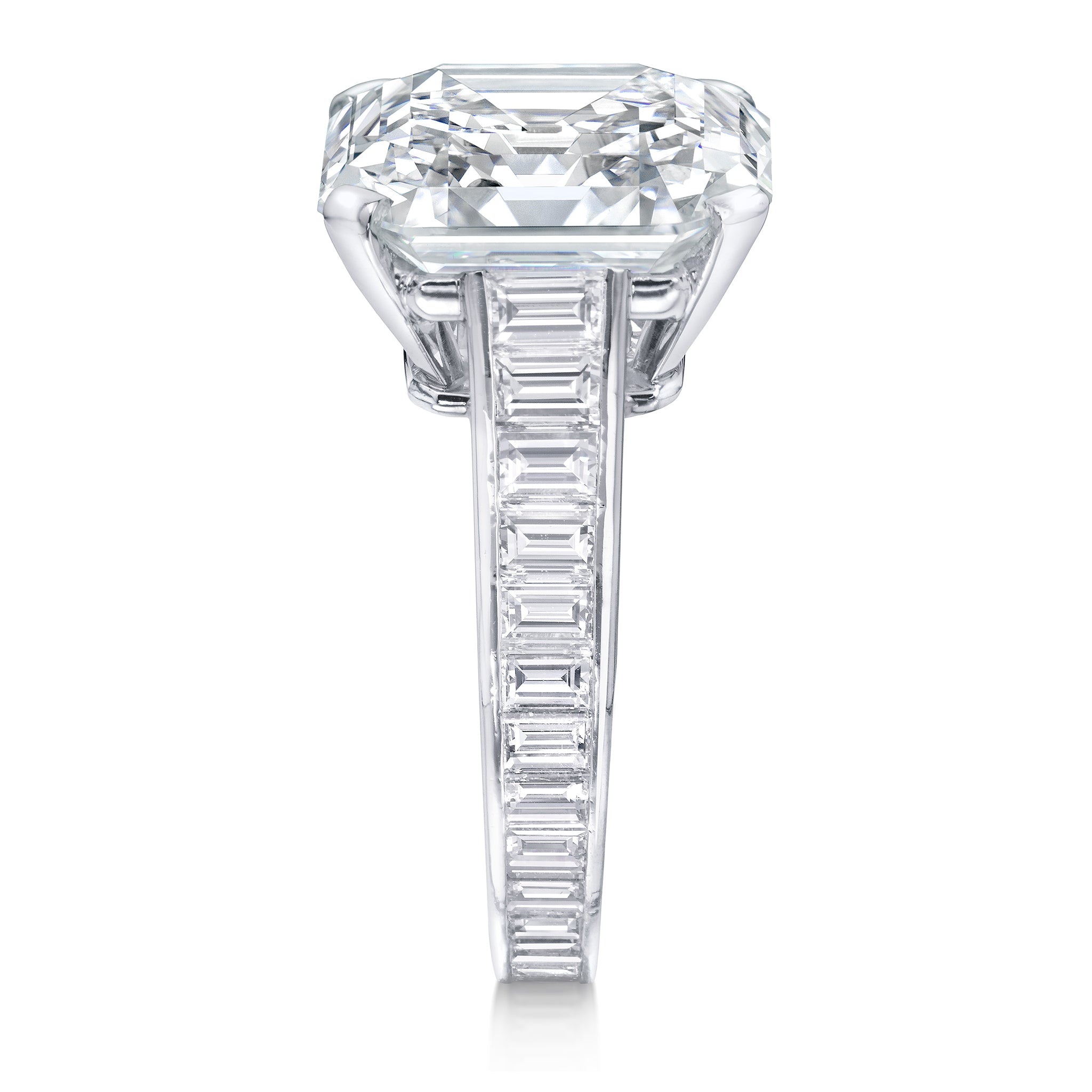 Platinum and Diamond Ring by Cartier, Paris