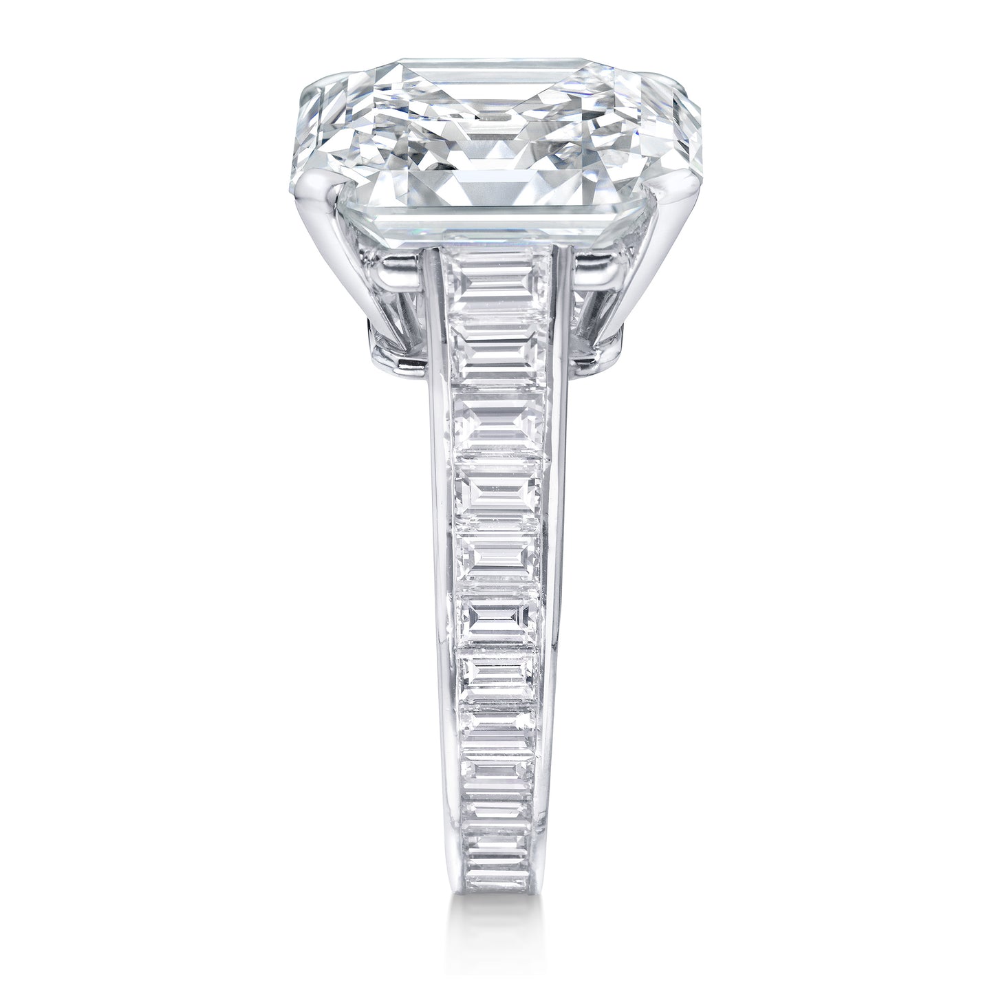 Platinum and Diamond Ring by Cartier, Paris