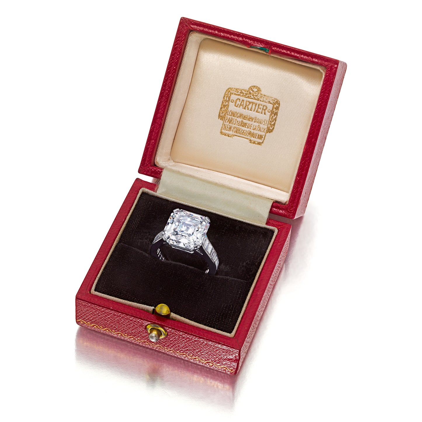 Platinum and Diamond Ring by Cartier, Paris