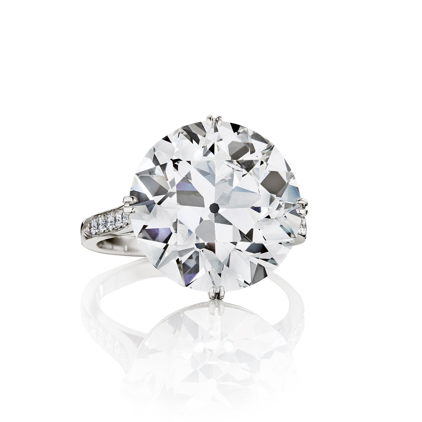 Platinum Diamond Ring by Siegelson, New York