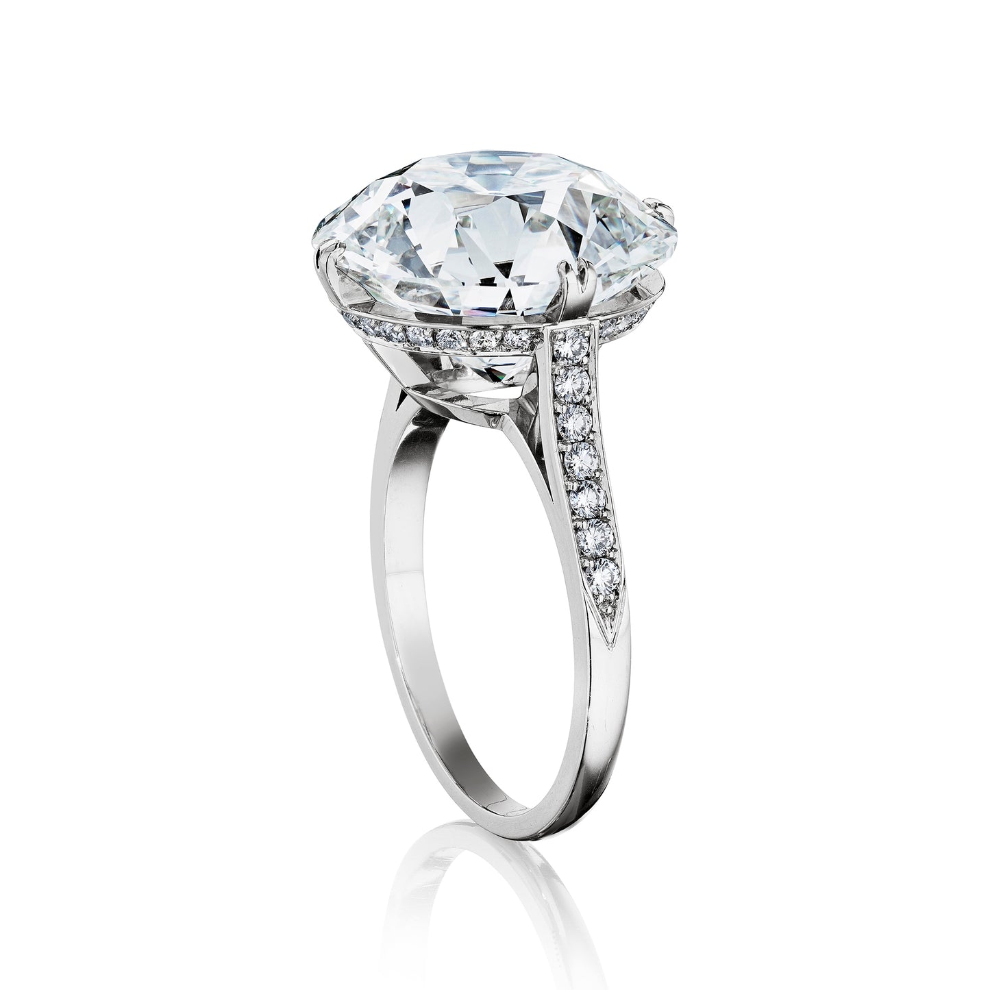 Platinum Diamond Ring by Siegelson, New York