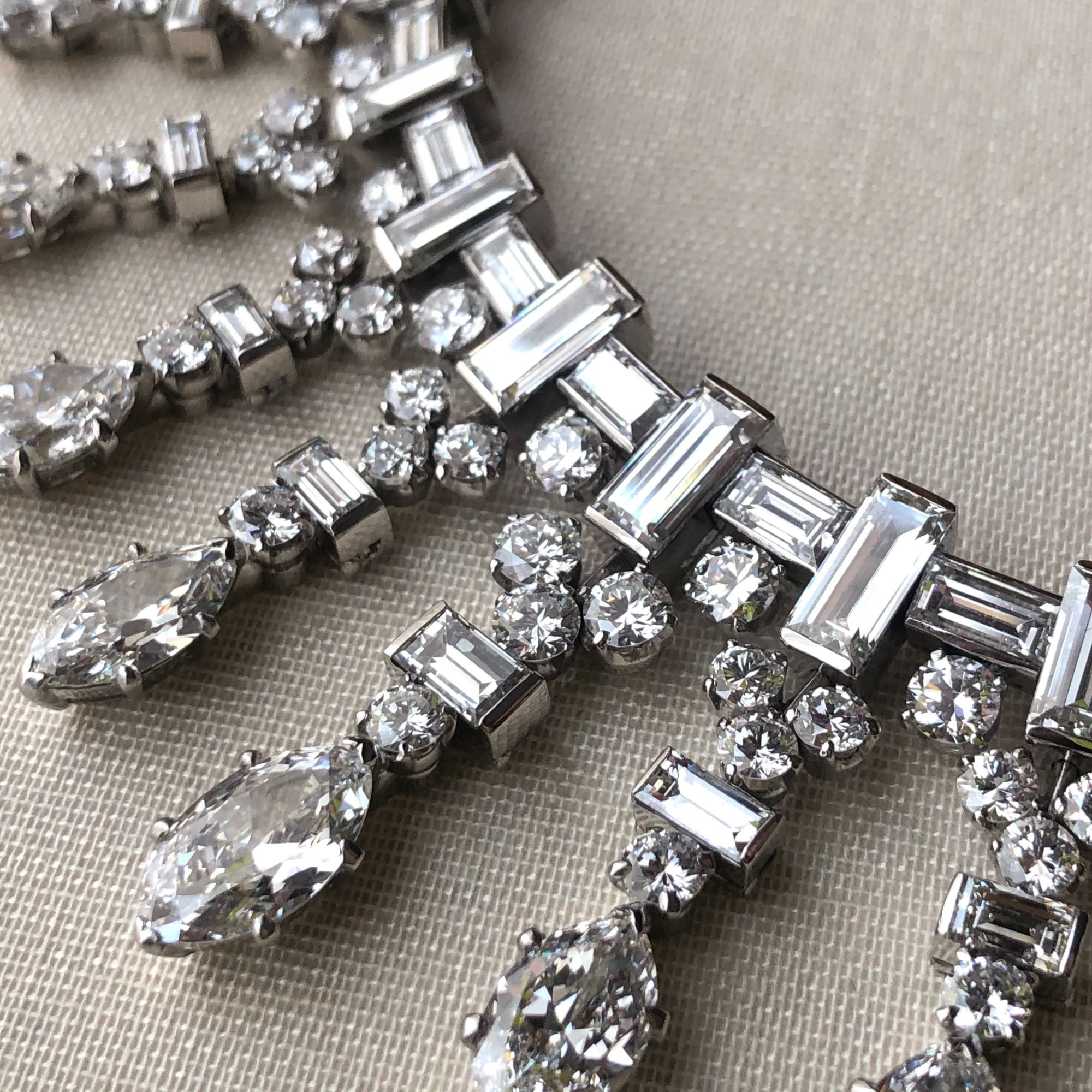 PLATINUM AND DIAMOND NECKLACE BY VAN CLEEF & ARPELS, PARIS, 1948