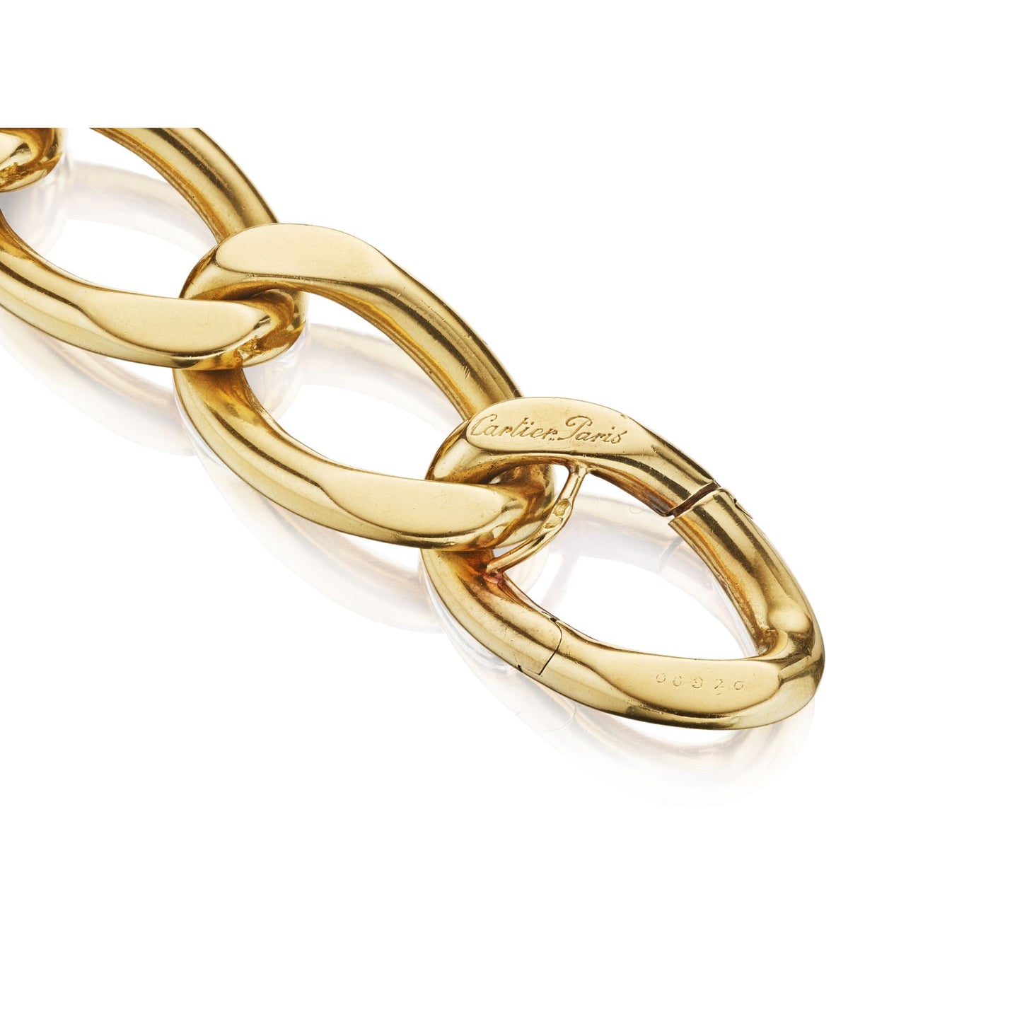 GOLD  AND  DIAMOND  TWISTED  LINK  NECKLACE  CONVERTIBLE  TO  TWO  BRACELETS BY  CARTIER,  PARIS,  CIRCA  1945