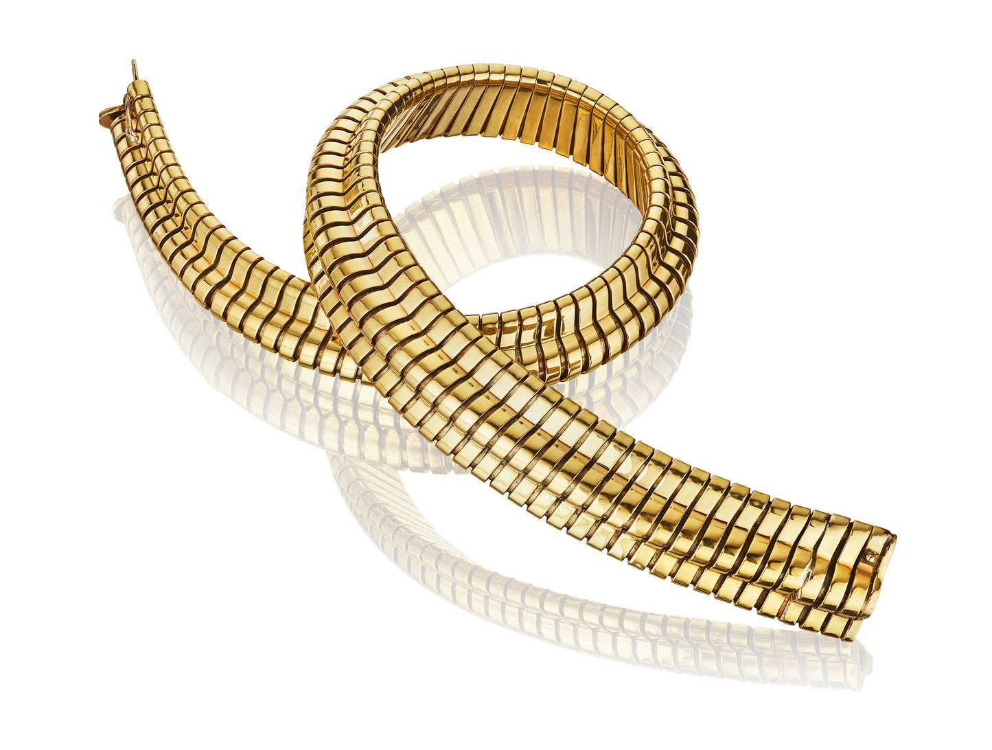 “Tubogas” Choker Necklace by Bulgari, Rome, circa 1970