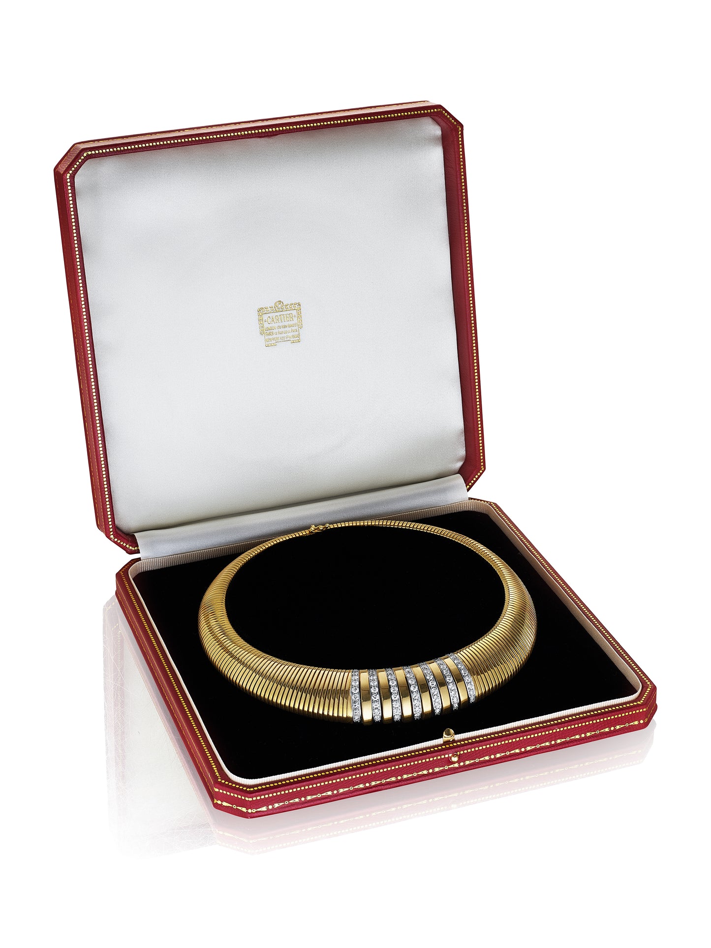 “Tubogas” Choker Necklace by Cartier, circa 1970