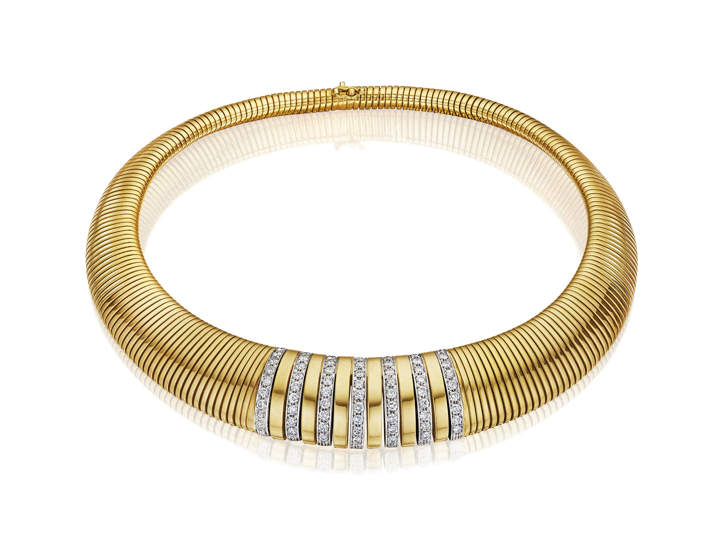 “Tubogas” Choker Necklace by Cartier, circa 1970