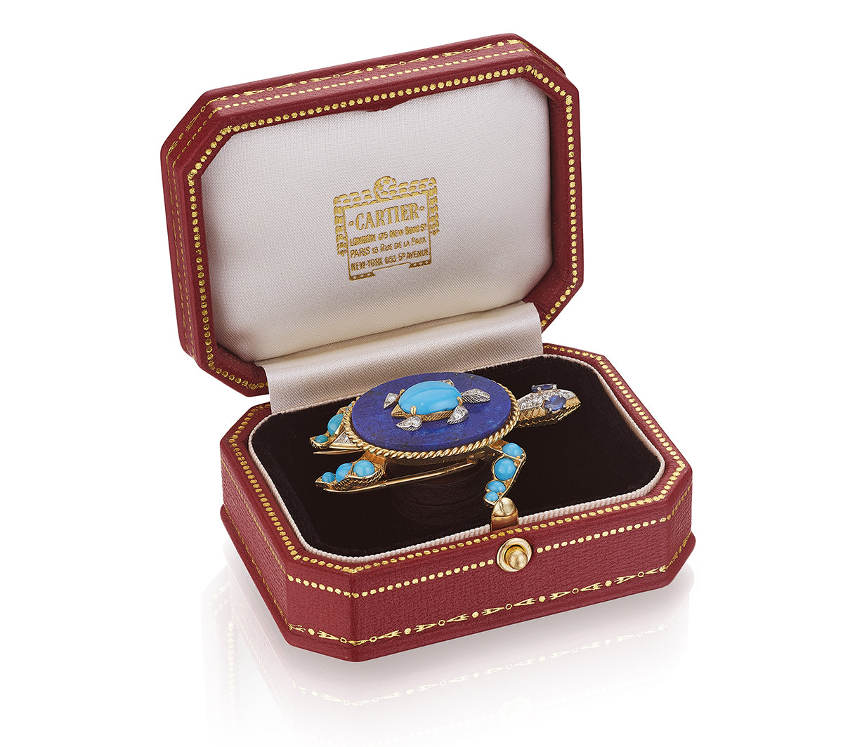 A Trio of Gem-Set Turtle Brooches by Cartier, Paris, circa 1967