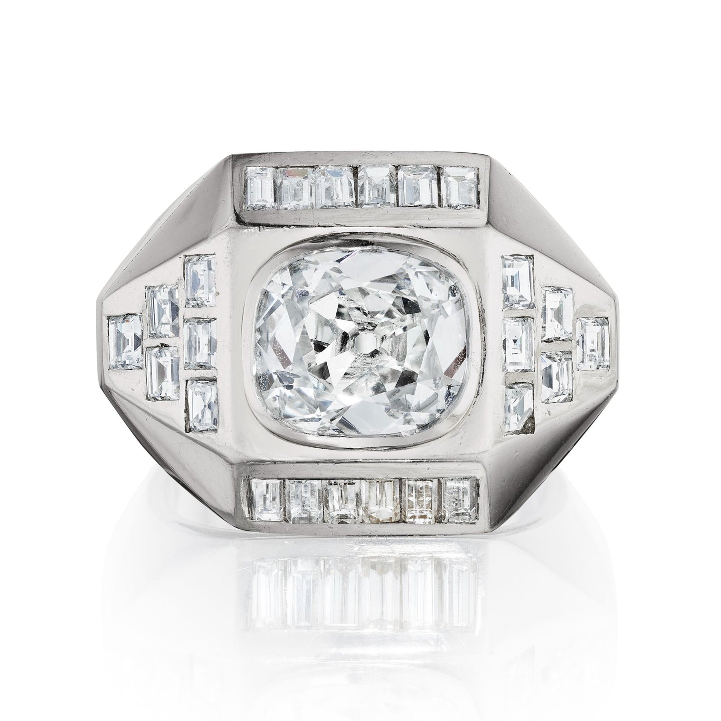 DIAMOND RING BY SUZANNE BELPERRON, PARIS, CIRCA 1950