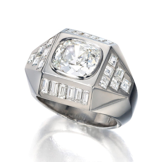 DIAMOND RING BY SUZANNE BELPERRON, PARIS, CIRCA 1950
