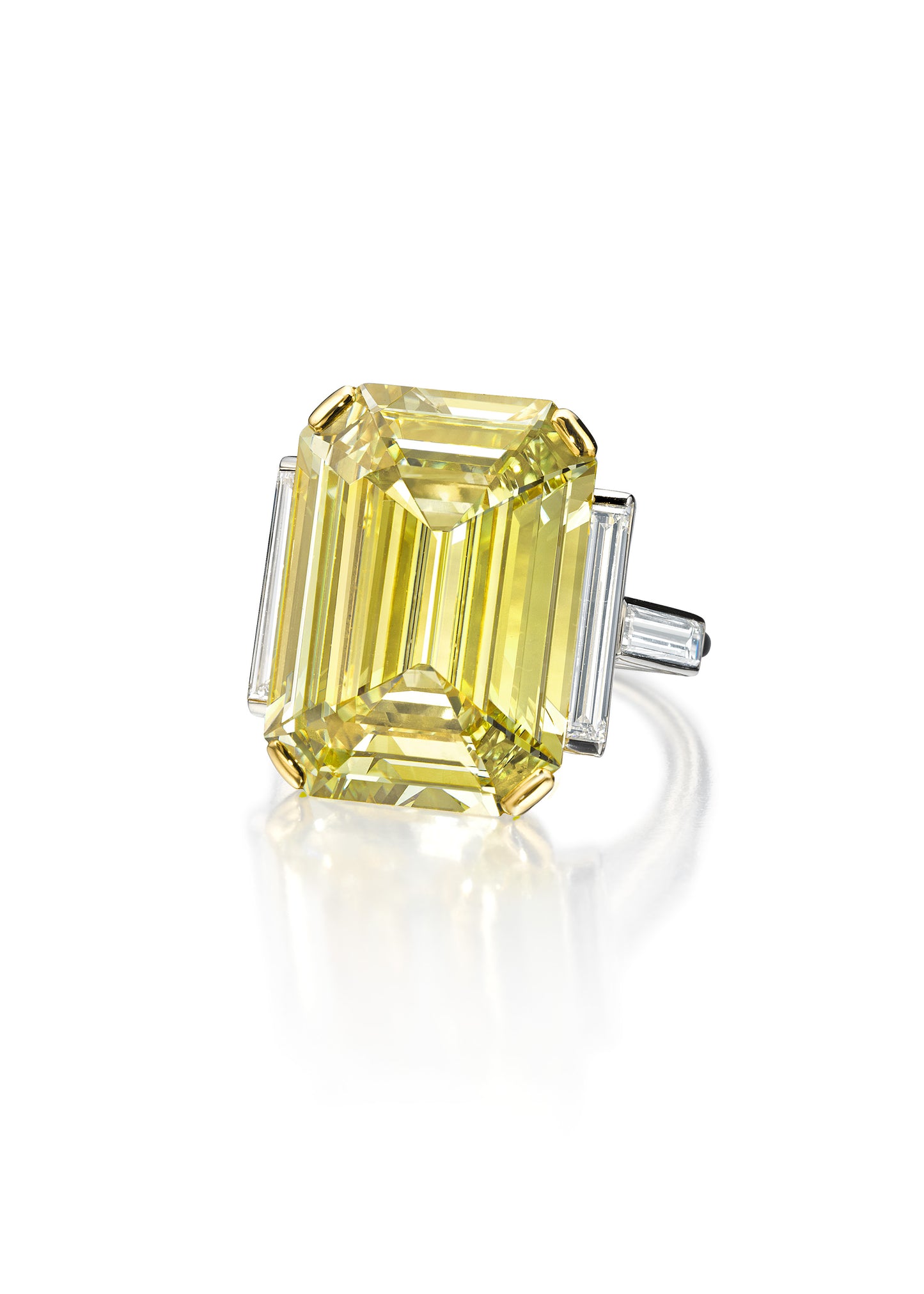YELLOW DIAMOND RING BY SIEGELSON, NEW YORK