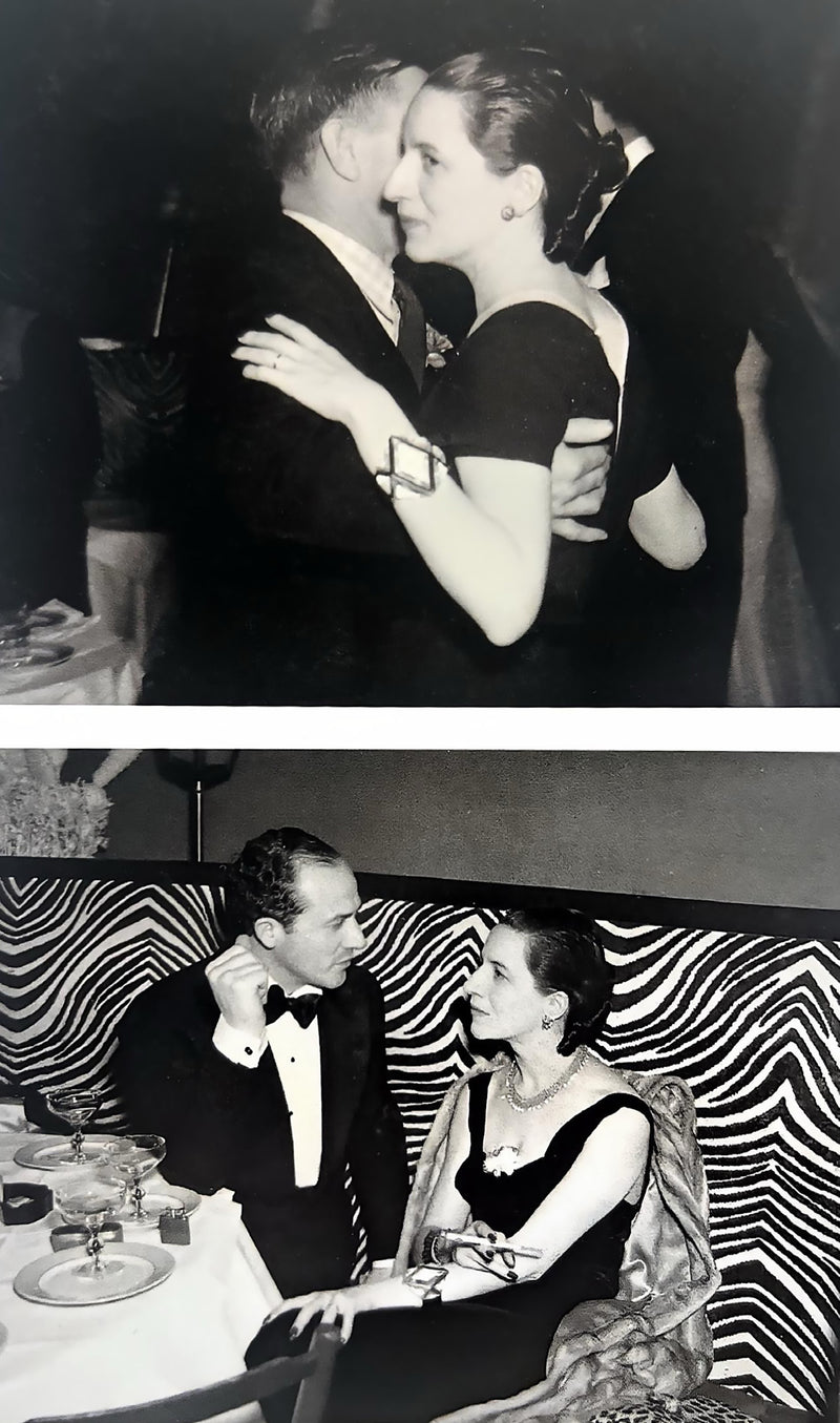 Diana Vreeland wearing the Facetté cuff at El Morocco nightclub in 1938.