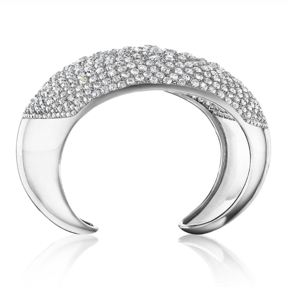 Platinum and Diamond “Tranche” Bracelet by Suzanne Belperron for René Boivin, Paris, circa 1930
