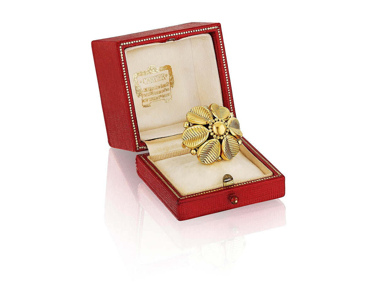 Gold “Grain de Café” Ring by Cartier, London, circa 1955