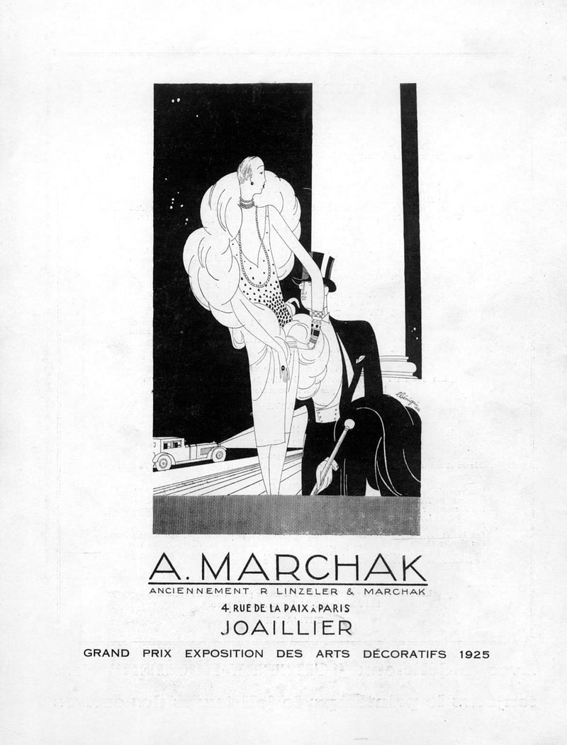 A glamorous Marchak advertisement from 1928.