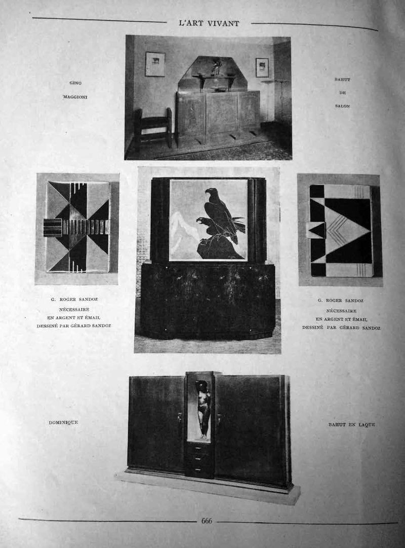 The vanity case featured in L’Art Vivant, August 15, 1927.