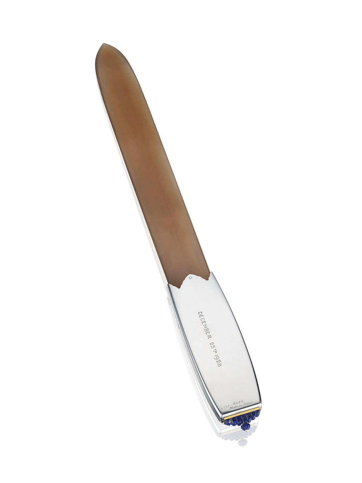 Art Deco Paperknife-Clock by Cartier, Paris 1928 — additional professional view