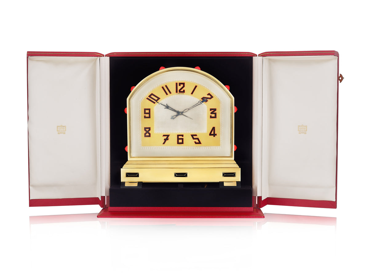 Art Deco “Pendule de Nuit” Lighted Clock by Cartier, Paris, circa 1935 — additional professional view