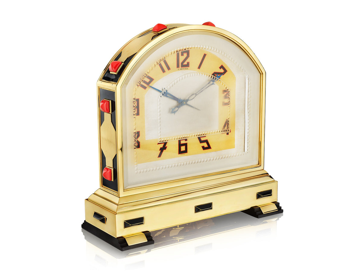 Art Deco “Pendule de Nuit” Lighted Clock by Cartier, Paris, circa 1935