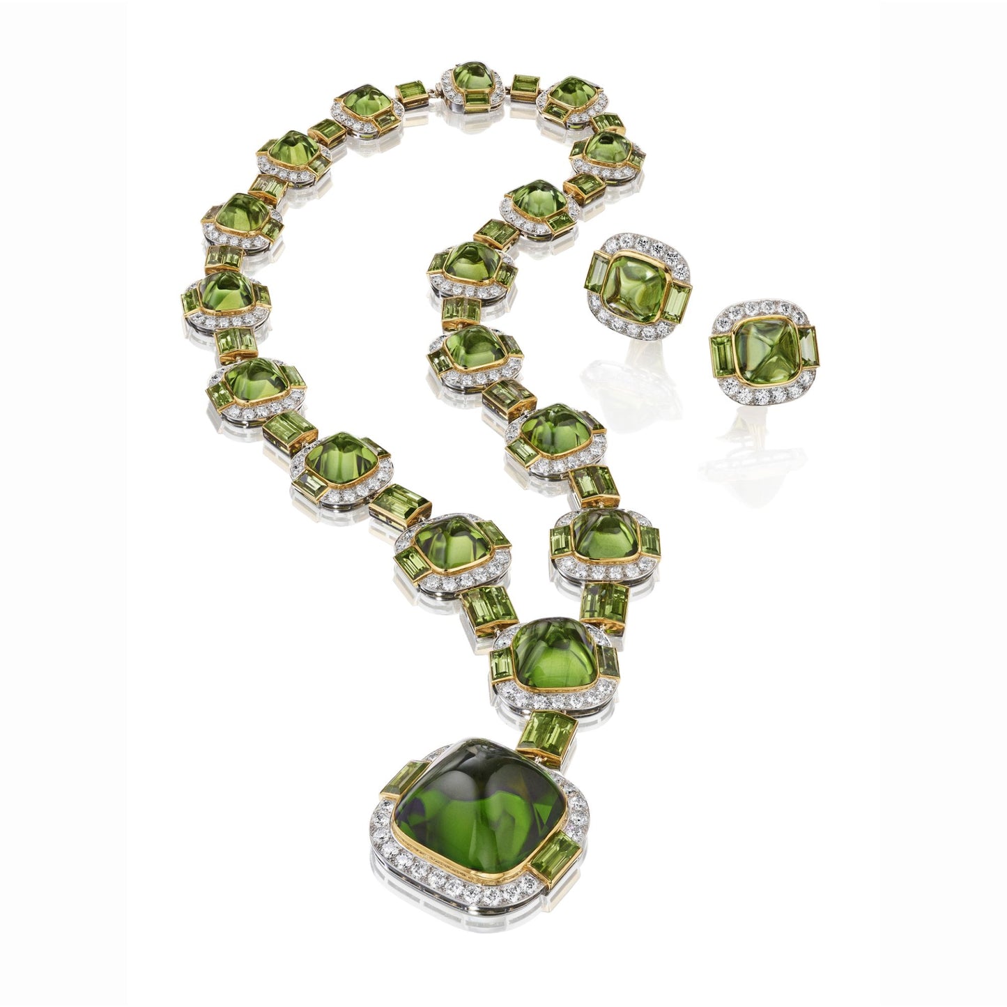 PERIDOT AND DIAMOND SUITE BY SIEGELSON, NEW YORK