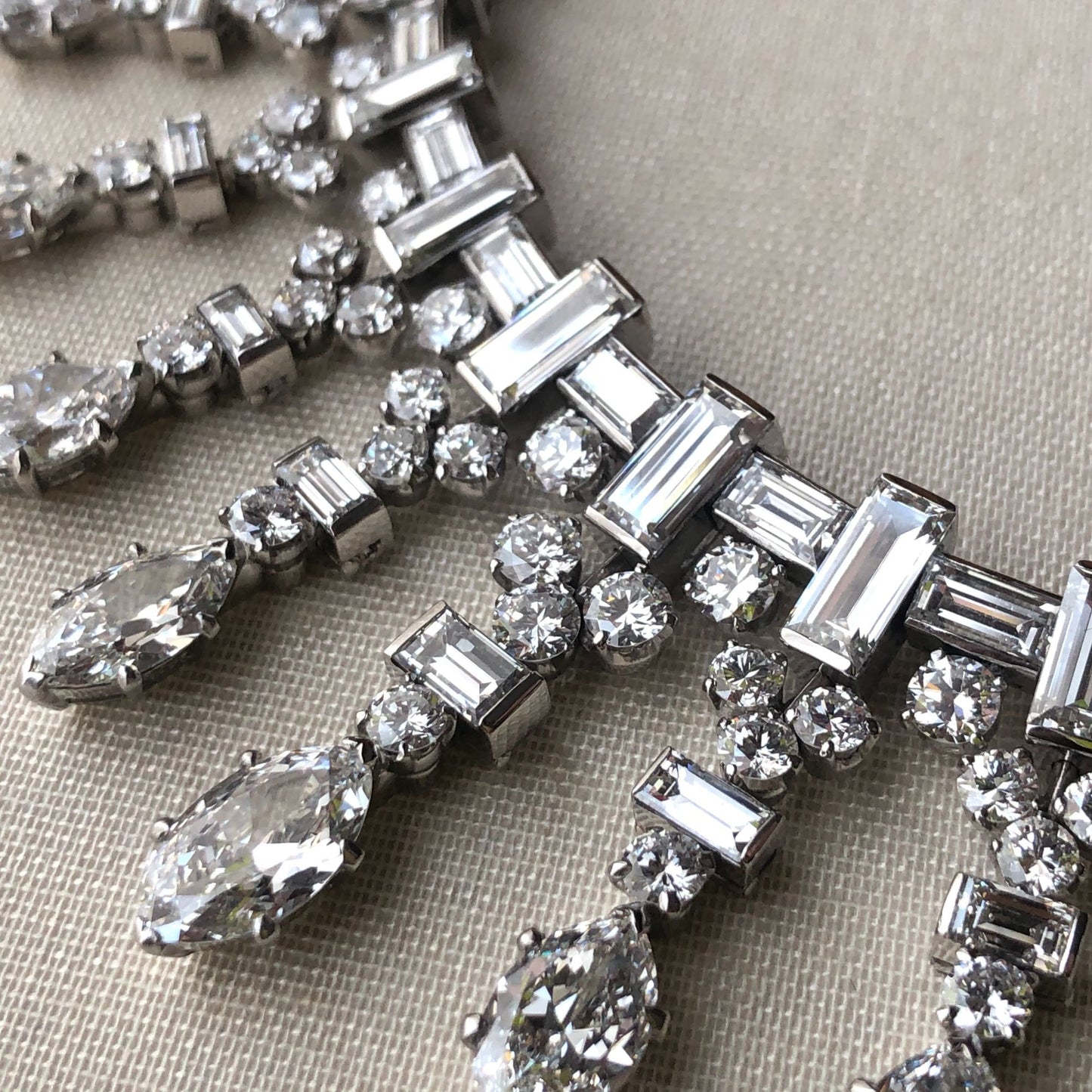 PLATINUM AND DIAMOND NECKLACE BY VAN CLEEF & ARPELS, PARIS, 1948