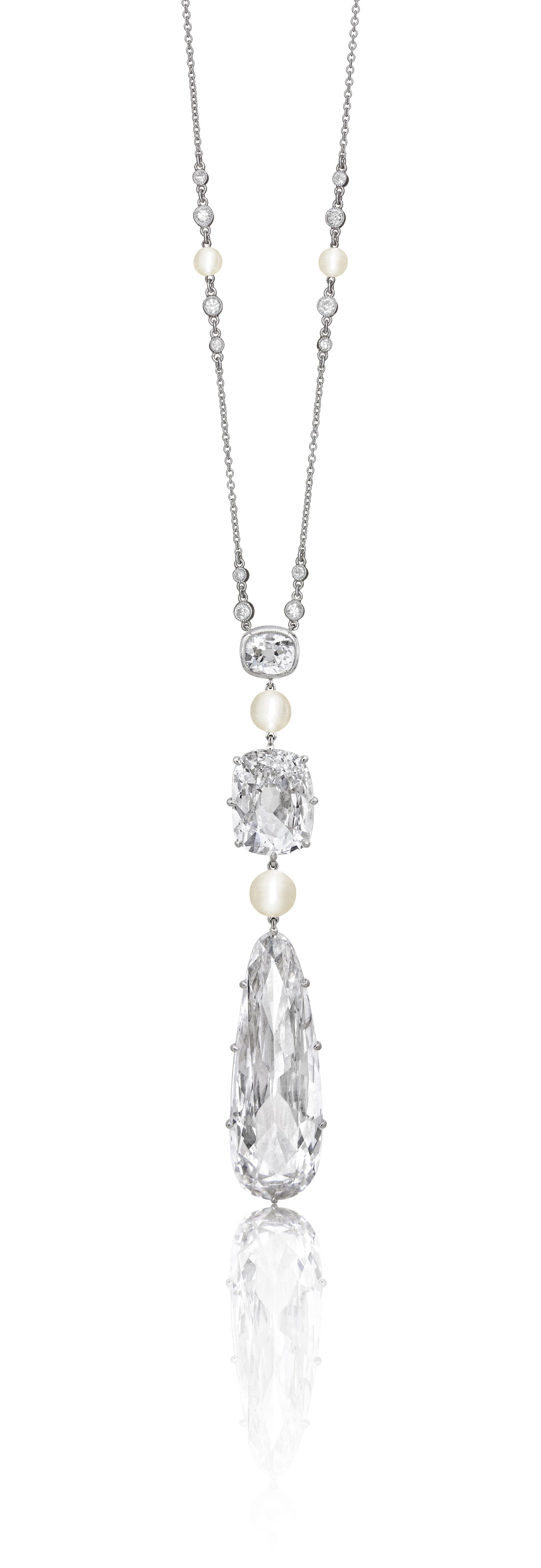 GOLCONDA  DIAMOND  AND  PEARL  NECKLACE BY  SIEGELSON,  NEW  YORK