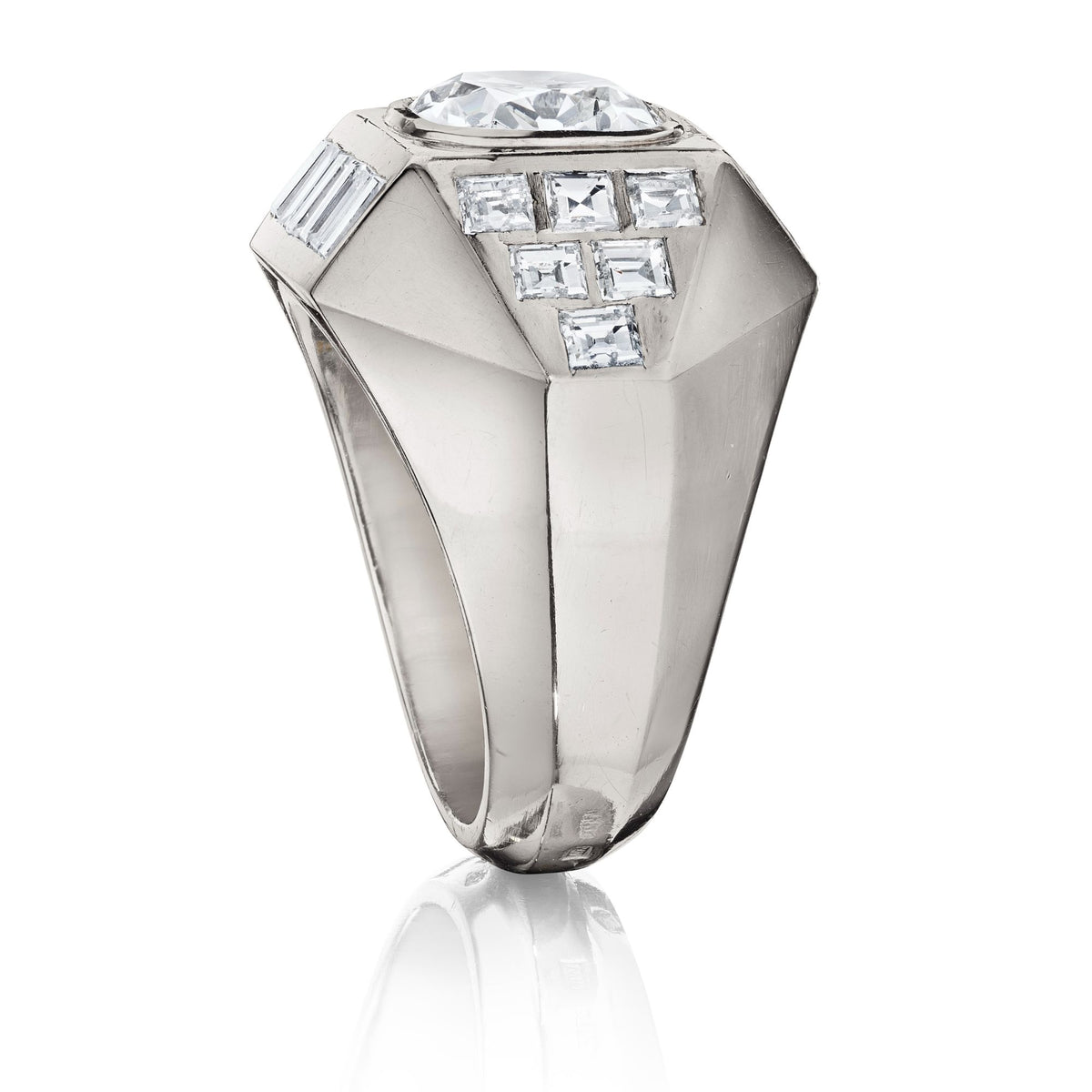 DIAMOND RING BY SUZANNE BELPERRON, PARIS, CIRCA 1950